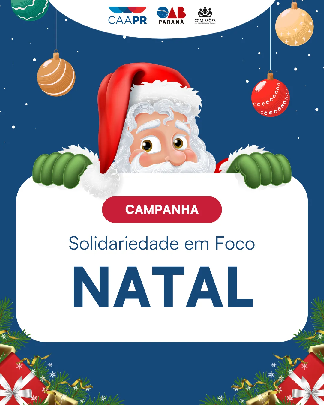 CAAPR promove campanha Solidariedade em Foco - Natal